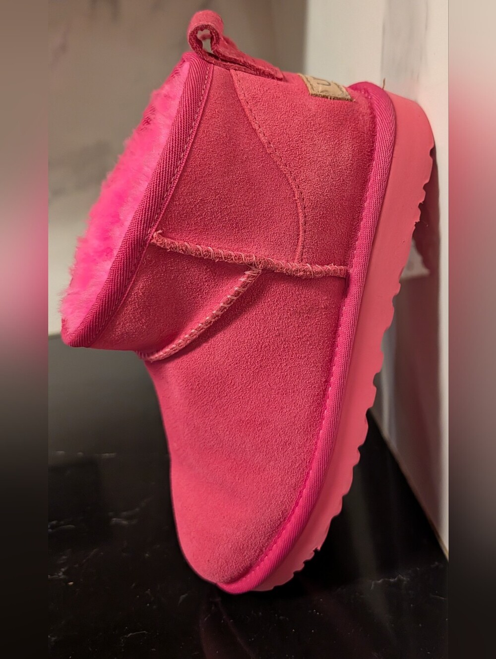 UGG Classic Ultra Mini Mangosteen Boots Wmn's Size 8 MSRP $169.99 - Picture 7 of 12